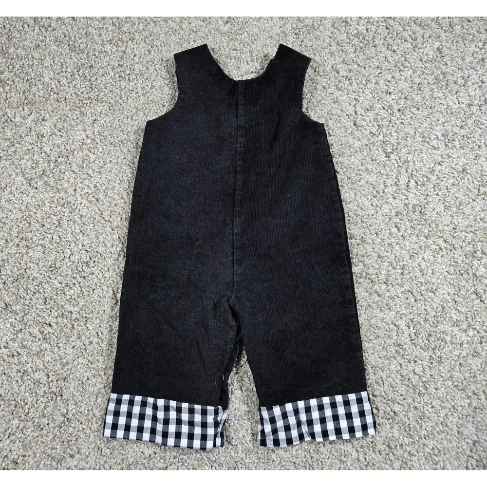 Mud Pie Baby Halloween Pumpkin Corduroy Longall Overalls 0-6M